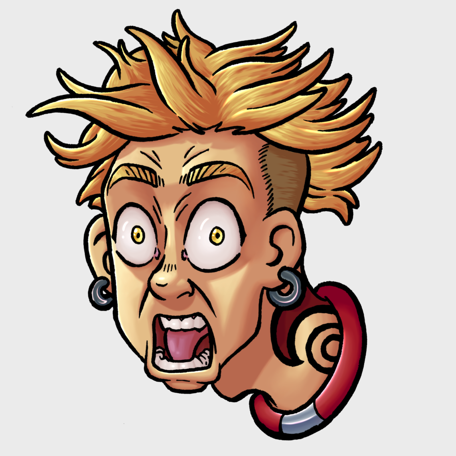 Rostos Gachiakuta (fanart)